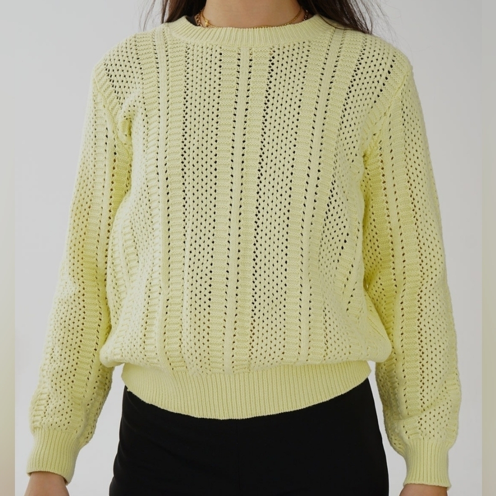 JOE Fresh knit sweater top - light yellow